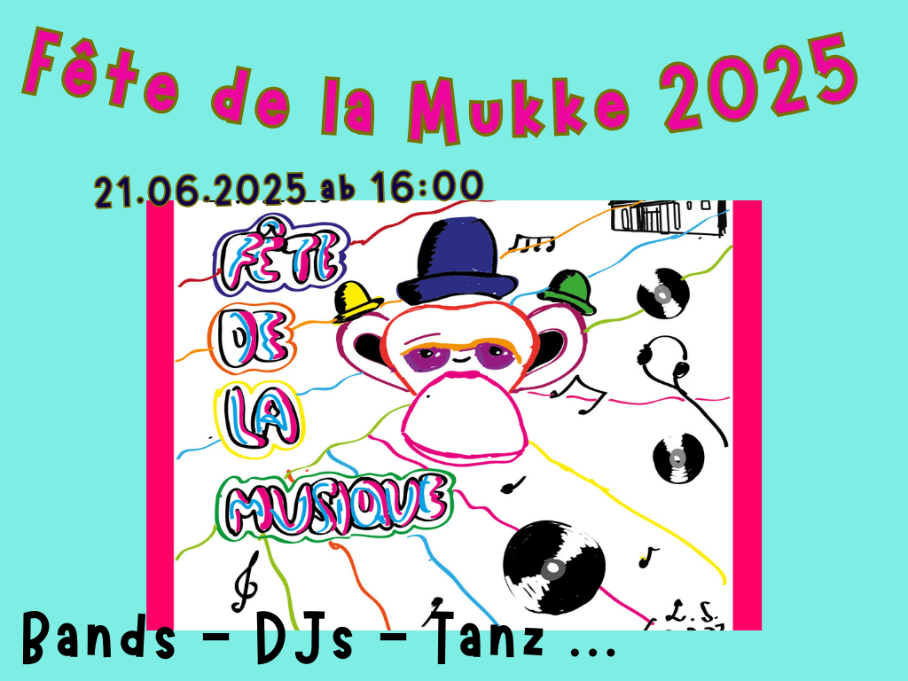 Werbebild für Fête de la Musique 2025